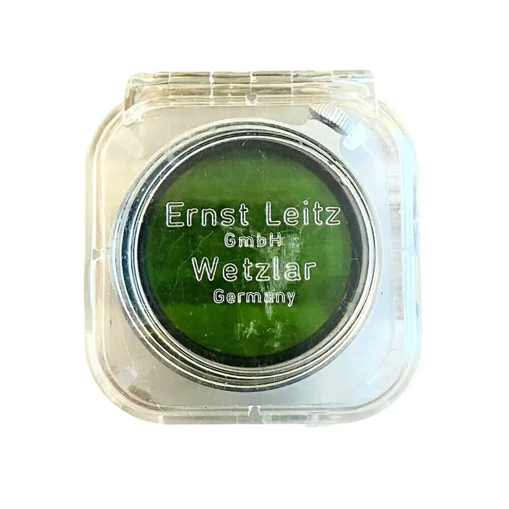 Vintage Leica Leitz Wetzlar GGr Green Filter Germany w/ Original Case